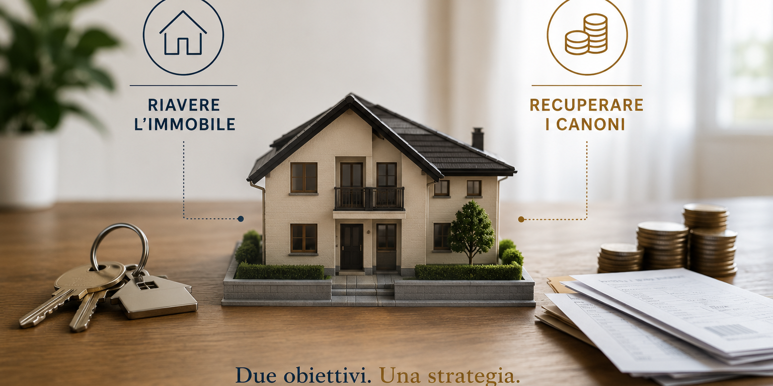 Sfratto per morosità e recupero crediti Sfratto per morisità: rilascio dell'immobile e recupero dei canoni