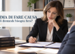 prima di fare causa cosa valutare