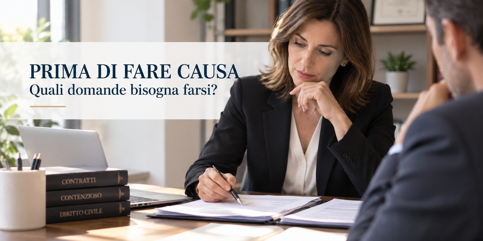 prima di fare causa cosa valutare